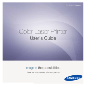 Samsung Clp 300 User Manual Pdf